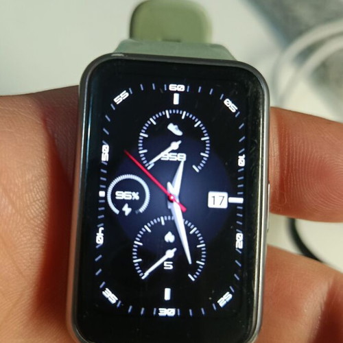 Huawei Watch Fit mint color with charger like new