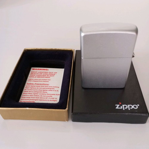 Zippo lighter new collectible windproof with embossed details