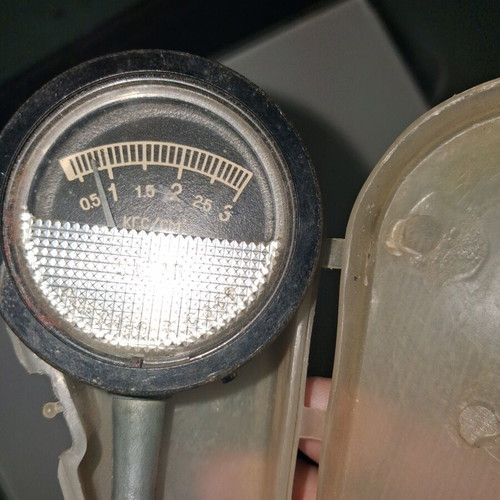 Vintage Russian Tire Pressure Manometer used