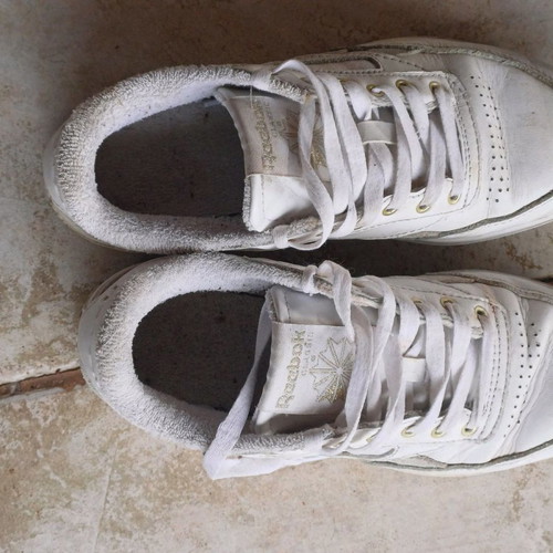 Reebok athletic shoes used size 38 white