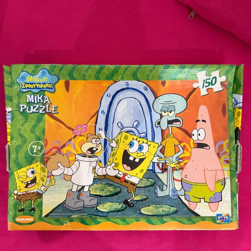 SpongeBob SquarePants puzzle used, 150 pieces