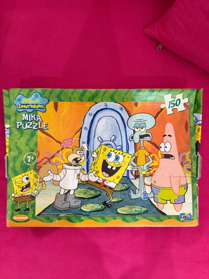 SpongeBob SquarePants puzzle used, 150 pieces