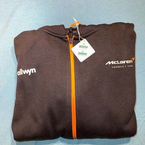 McLaren Official Formula 1 Team Zip-Up Hoodie New Authentic