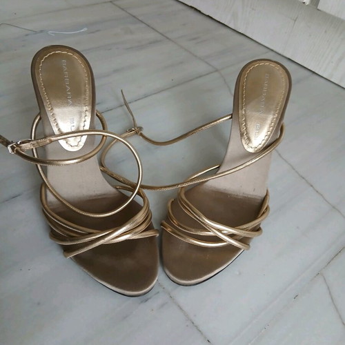 Barbara Bui sandals used, gold color, size 37