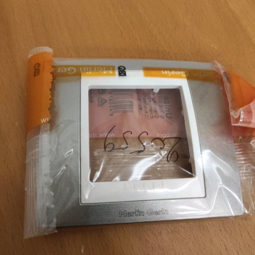 Schneider Electric 1-Position Frame champagne/white new