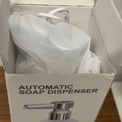 Automatic Foam Soap Dispenser rechargeable with USB-C, like new, white