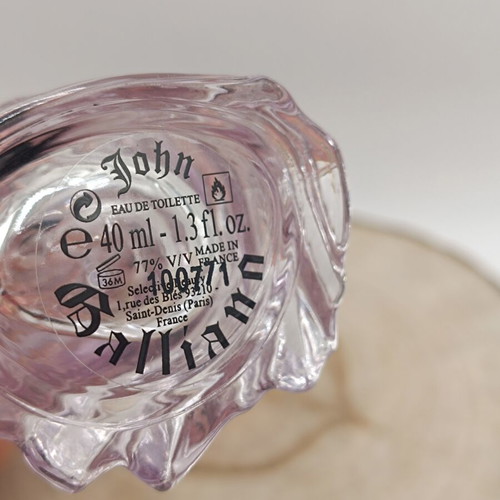 John Galliano EDT 40ml used vintage perfume collector bottle