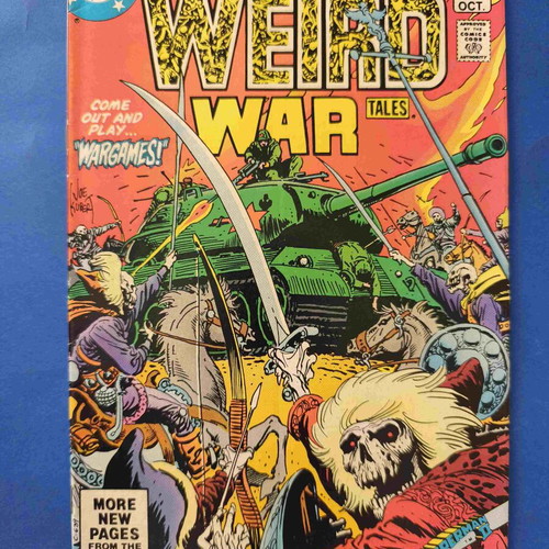 Weird War Tales 104 comic book used, English
