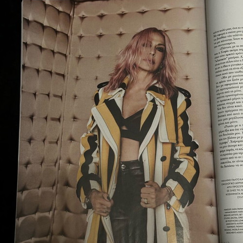 Vogue Greece magazine collectible, like new with Anna Vissi