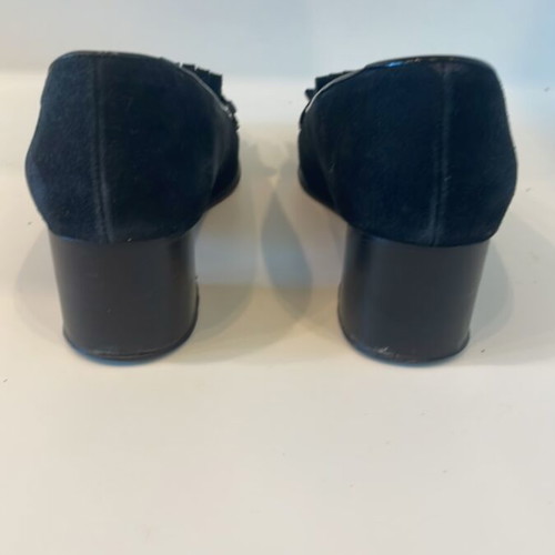 Moschoutis women's suede shoes used, size 39, black