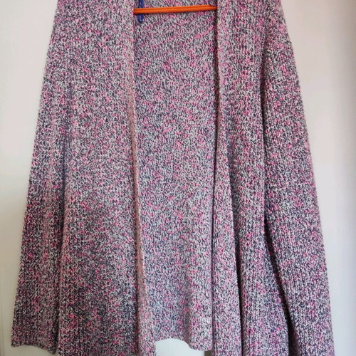 Cardigan XL with multicolor knit like new