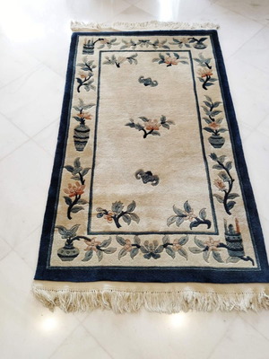 Wool rug Chinese style used with Asian motifs