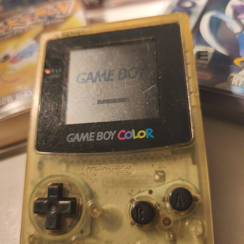 Game Boy Color like new with Pokemon game and custom case