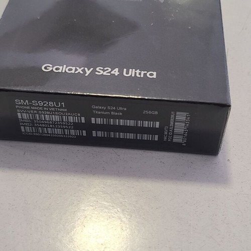 Samsung Galaxy S24 Ultra 256GB Titanium Black refurbished, like new