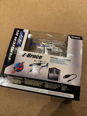 Silverlit Z-Bruce remote control helicopter like new