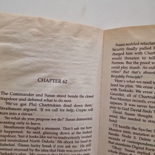 Digital Fortress by Dan Brown used, English edition