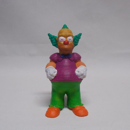 The Simpsons figure like new, 3D printed and hand painted