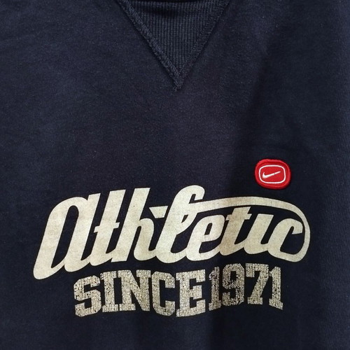 Nike Vintage Sweatshirt Cotton Blue