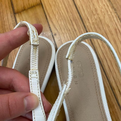 Asos slingback pumps white size 38 used