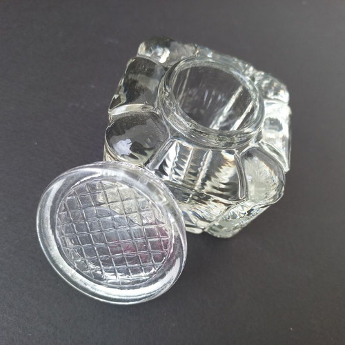 Antique inkwell like new, glass, very old