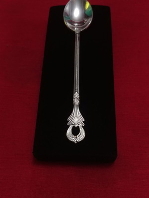Συλλεκτικό κουταλάκι USSR melchior silver plated αντίκα 1950-1960