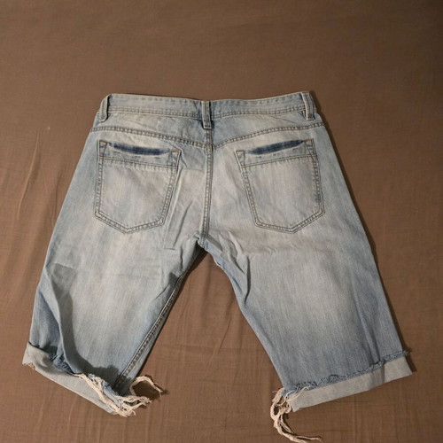 Men's Jean bermuda shorts used, pack of 4, waist size 44cm