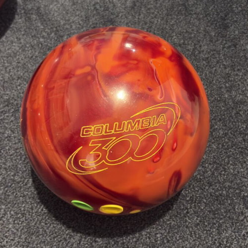 Bowling ball Eruption Pro Hybrid like new with holes