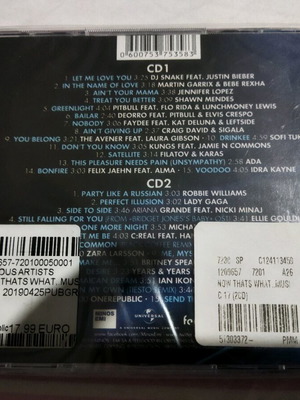 Now That's What I Call Music 2017 2CD collection new