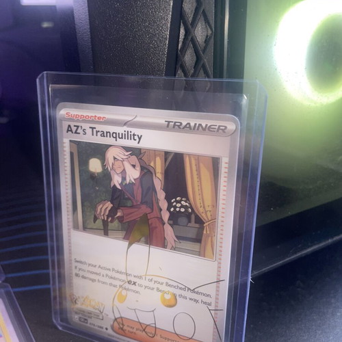 AZ's Tranquility Pokemon Card new condition, in sleeve and top loader
