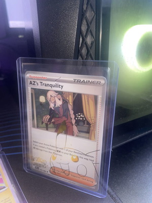 AZ's Tranquility Pokemon Card new condition, in sleeve and top loader