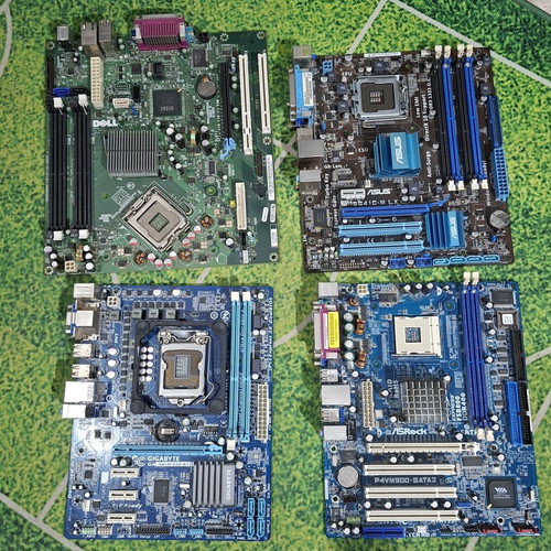 Motherboard pack of 4 used, untested models included