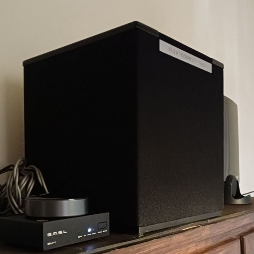 Crystal Acoustics Cuby 7 speaker and Teevy Bar soundbar