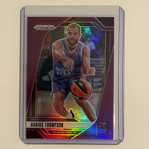Darius Thompson 91/99 Purple Prizm card new