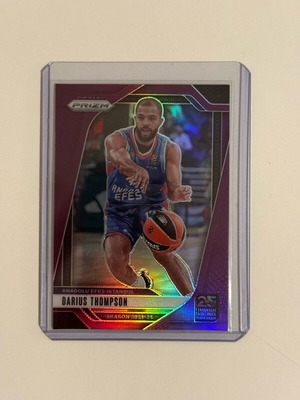 Darius Thompson 91/99 Purple Prizm card new