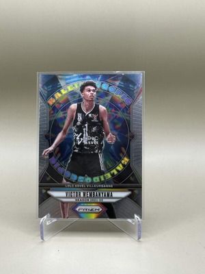 Victor Wembanyama 2024-25 Panini Prizm EuroLeague Kaleidoscopic card like new