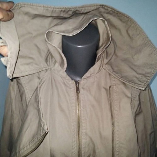 Γυναικείο παρκά H&M, unisex, χρώμα φιστικί