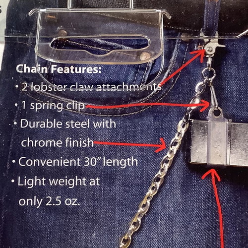 Zippo Zip Chain Lighter with Chain new