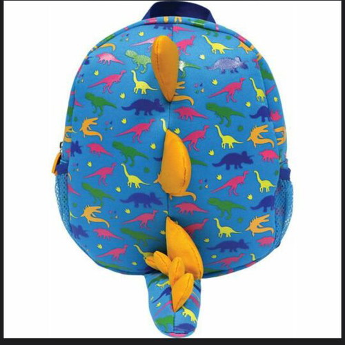 Toddler backpack with dinosaurs like new, 21x27x12 cm