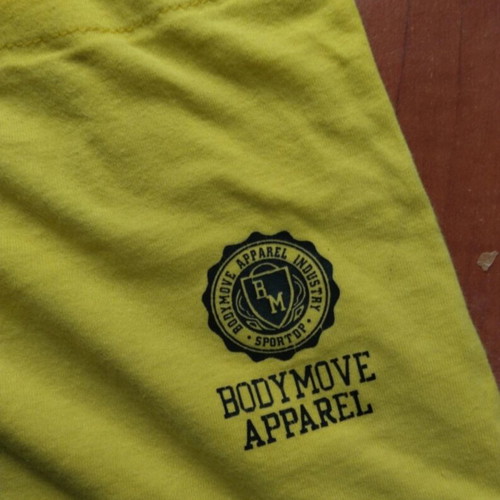 Bodymove yellow shorts used, size M