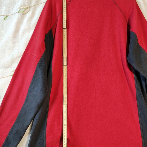 Berghaus men's fleece 1/4 zip size XL like new, red