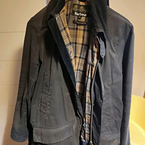 Barbour Tartan Jacket XL like new, grey and green