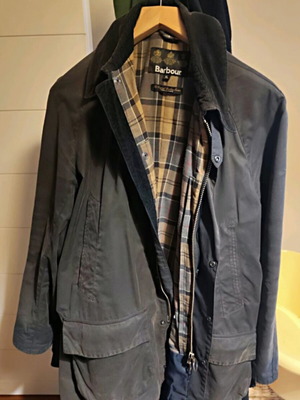 Barbour Tartan Jacket XL like new, grey and green
