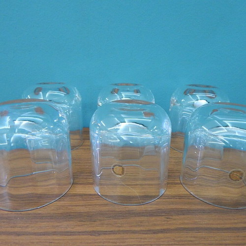 Dartington 24% Lead Crystal Glasses set of 6 like new, made in England