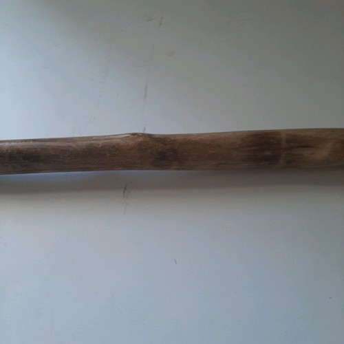 Walking stick 100 years old used, handmade from cornel wood