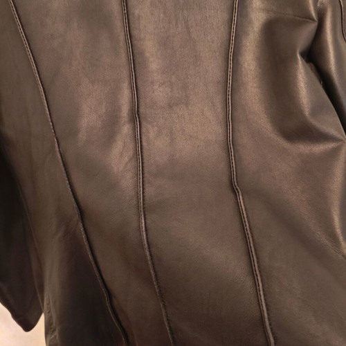 Leather women's jacket like new, size L, black