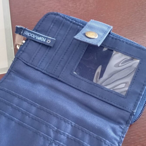 Top Model wallet for girls, very good condition, blue and purple