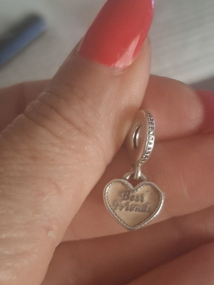 Pandora heart charm Best Friends always there