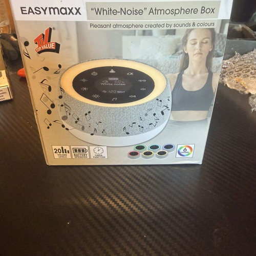 EASYMAXX White-Noise Atmosphere Box like new with sounds and lights
