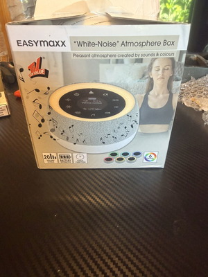 EASYMAXX White-Noise Atmosphere Box like new with sounds and lights