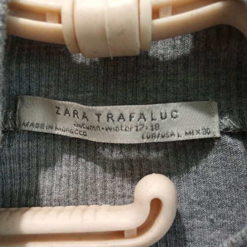 Zara gray turtleneck bodysuit used, size L